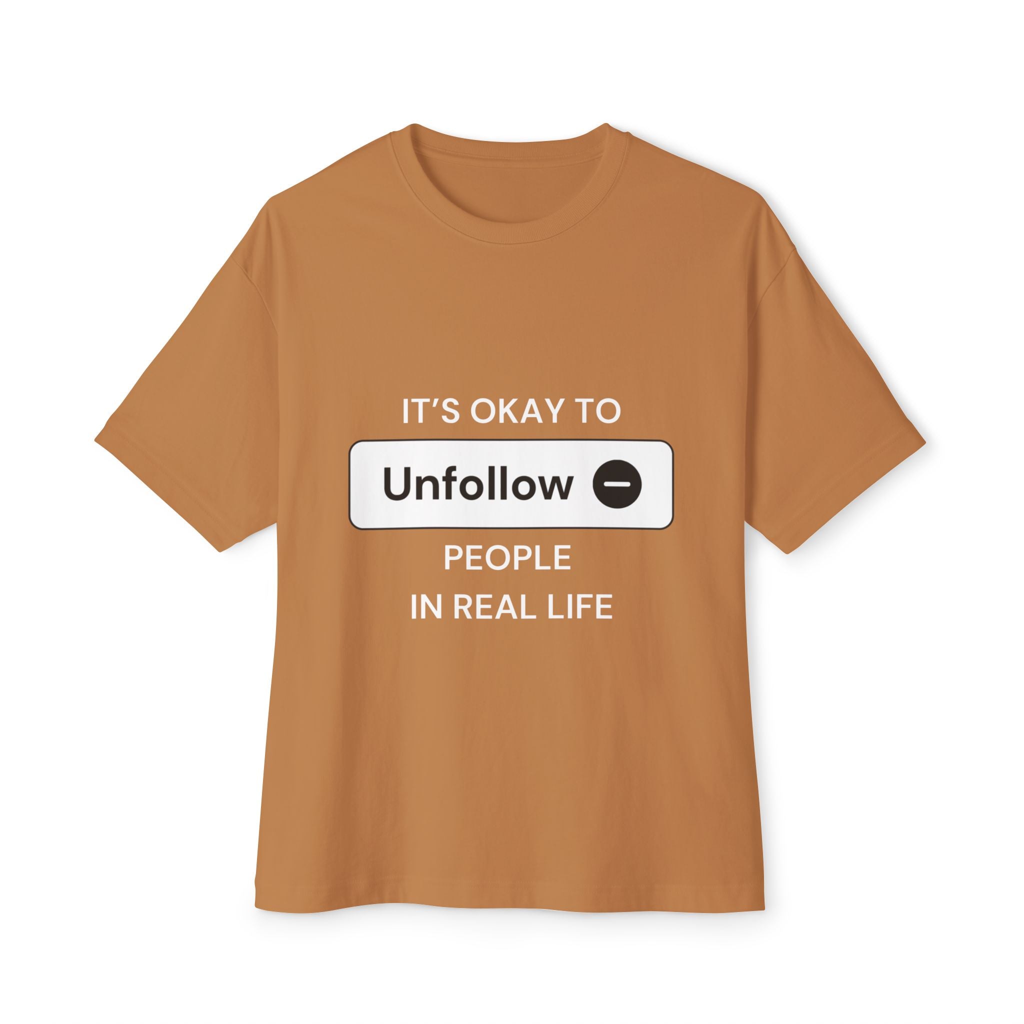 Unfollow Button Tee