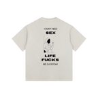 Vintage Washed Oversized Cotton T-Shirt