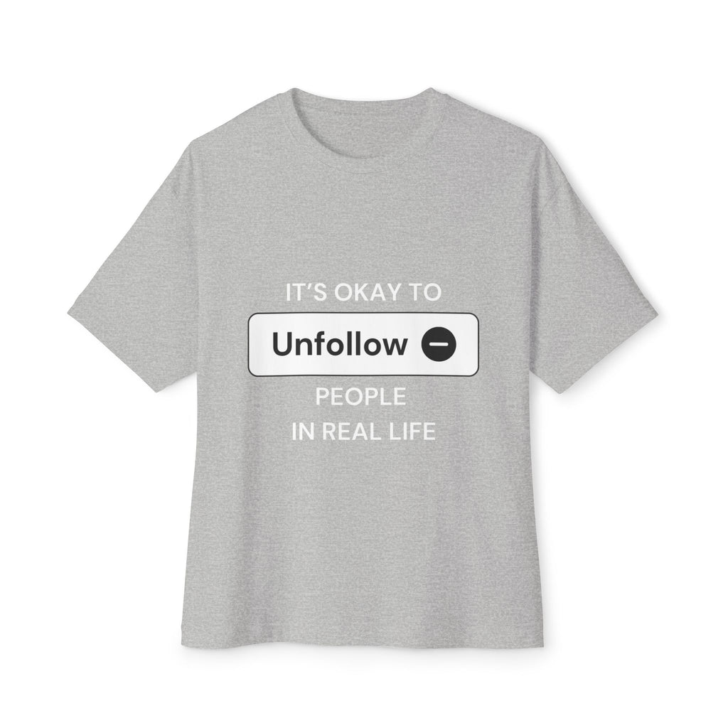 Unfollow Button Tee