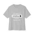 Unfollow Button Tee
