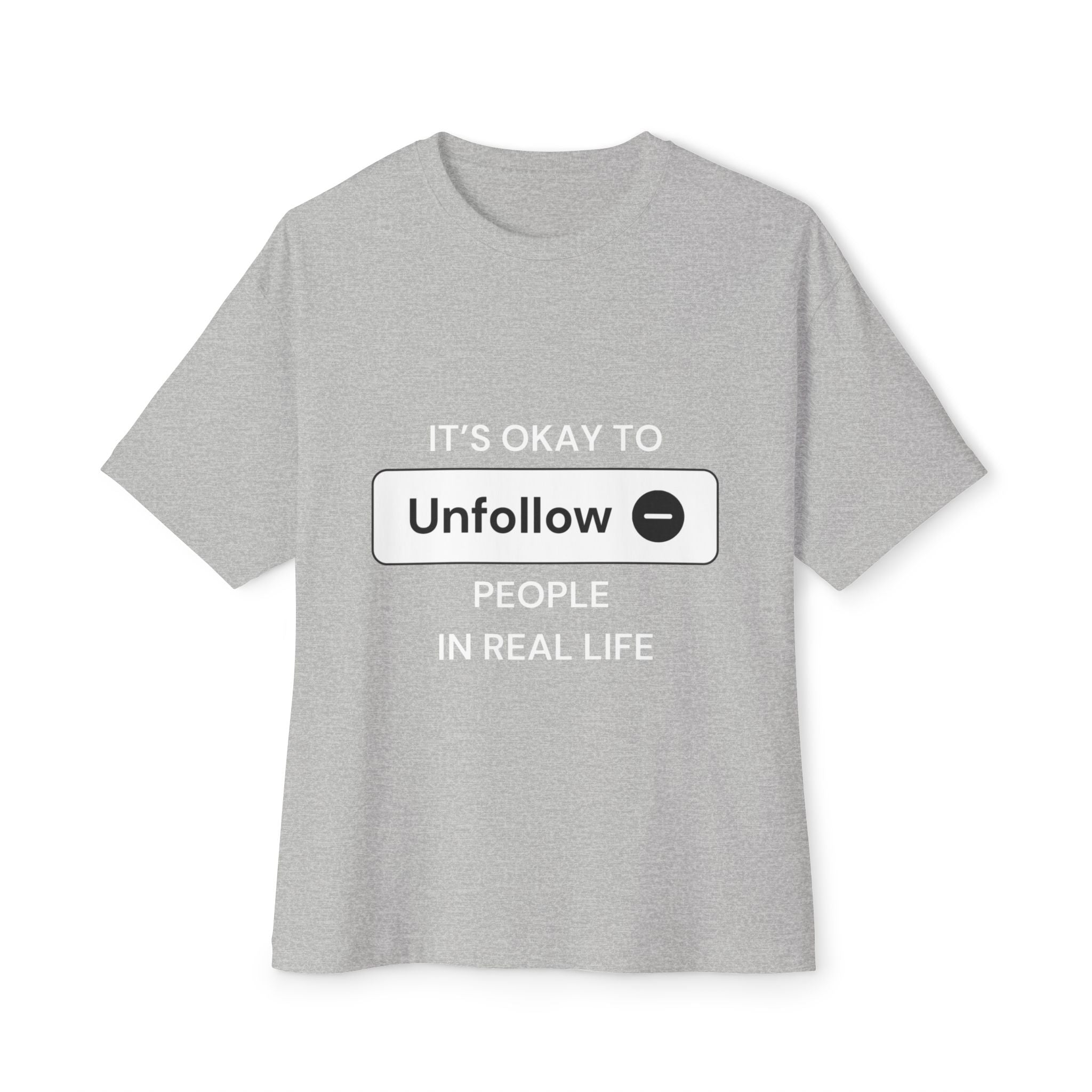 Unfollow Button Tee